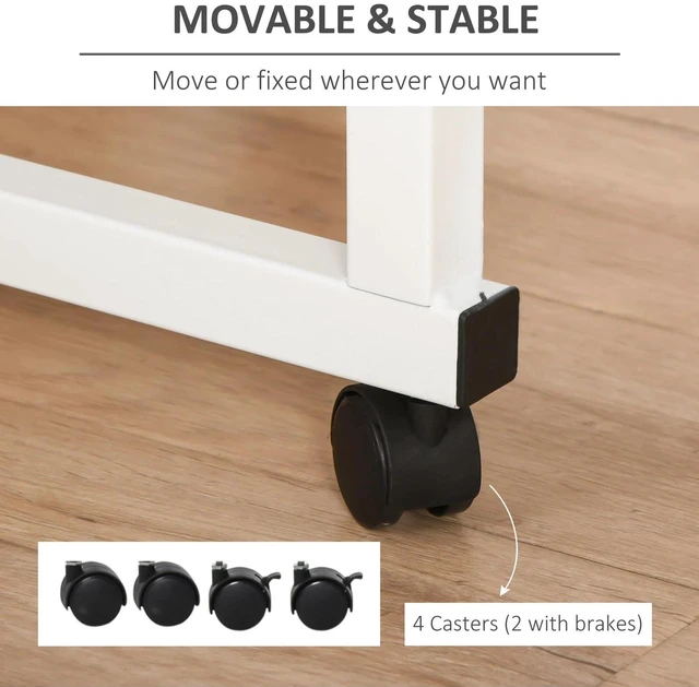 Alt view image 4 of 7 - C-Shaped Mobile Sofa Side Table Home Rolling Laptop Cart for Living Room Bedroom