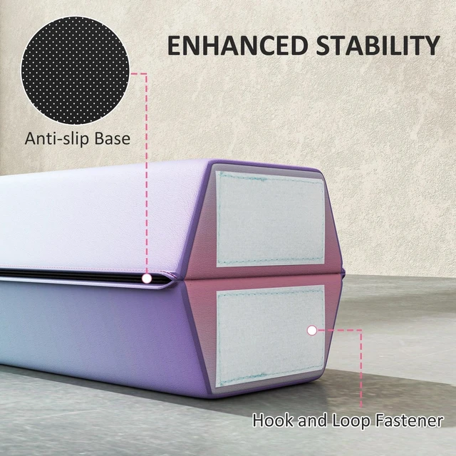 Alt view image 3 of 7 - 7.7ft Folding Balance Beam with Anti-Slip Bottom, Multi