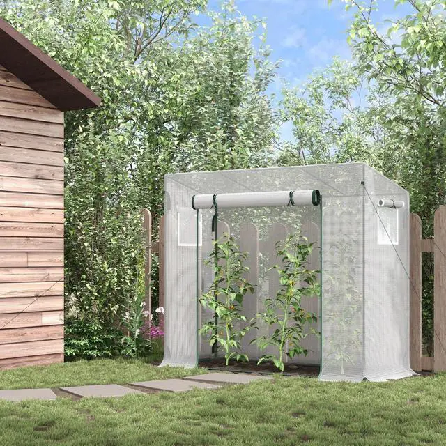 Main image of 200x76x168cm Walk-in Garden Greenhouse Tomato Plant House Durable Frame