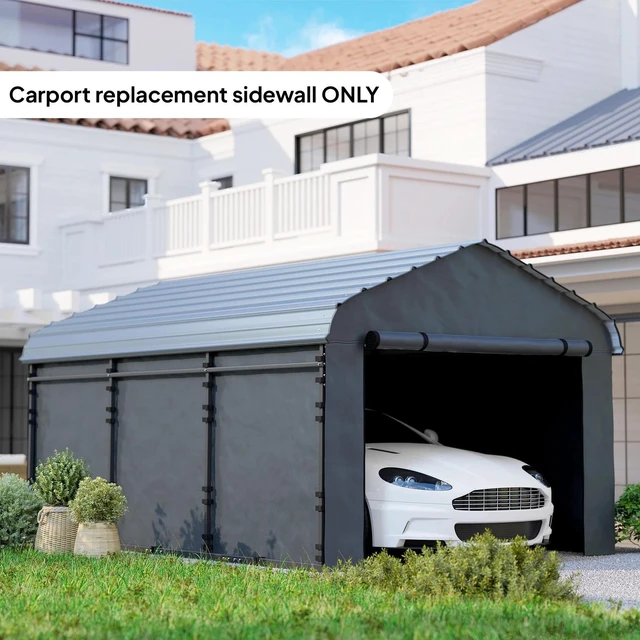 Main image of Replacement Canopy Cover Sidewalls for 12' x 20' Carport