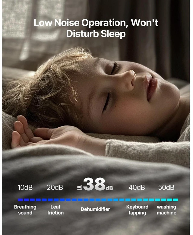 Alt view image 6 of 7 - 35 Pints Dehumidifier Home Basement Smart Control Low Noise for Room