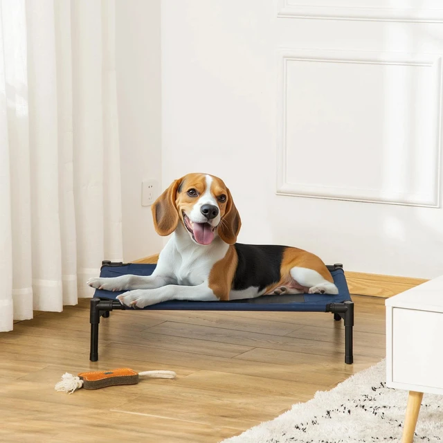 Main image of Elevated Pet Bed Dog Cat Cot Cooling Camping Pet Cozy Lounger Sleeper