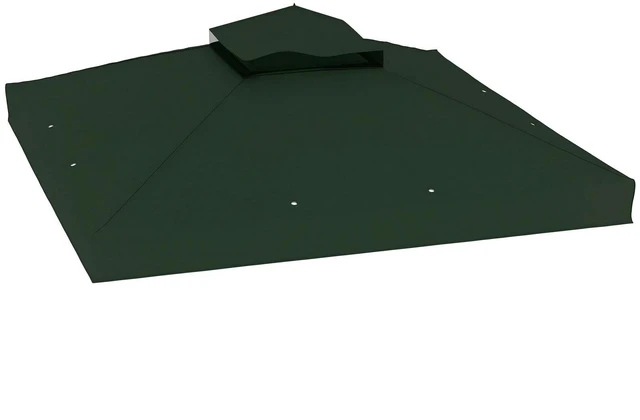 Alt view image 7 of 7 - 10' x 10' Double Tier Gazebo Replacement Cover, Coffee