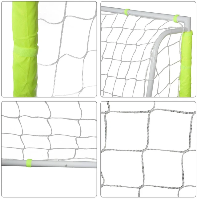 Alt view image 4 of 7 - 6ft x 4ft Soccer Goal Net for Youth, Easy Assembly, Yellow