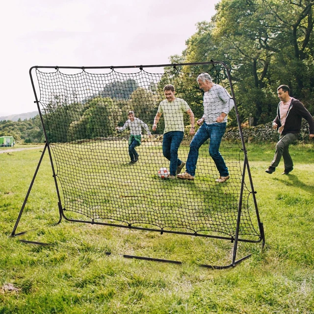 Alt view image 7 of 7 - 8' x 6' Soccer Rebounder Net with 5 Adjustable Angles
