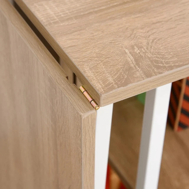 Alt view image 6 of 7 - Foldable Computer Desk Writing Table Compact Desk Folding Storage Table