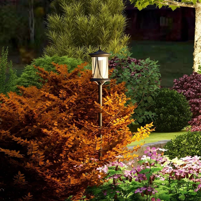 Main image of Solar Lamp Post Light, 50" LED Street Light, Cool White
