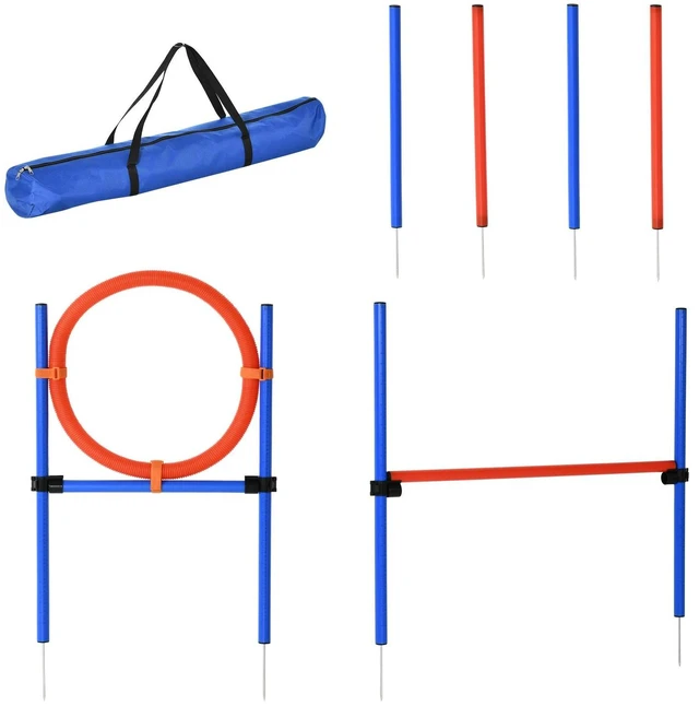 Alt view image 2 of 7 - Pet Agility Training Equipment Dog Play Run Jump Obedience Training Set