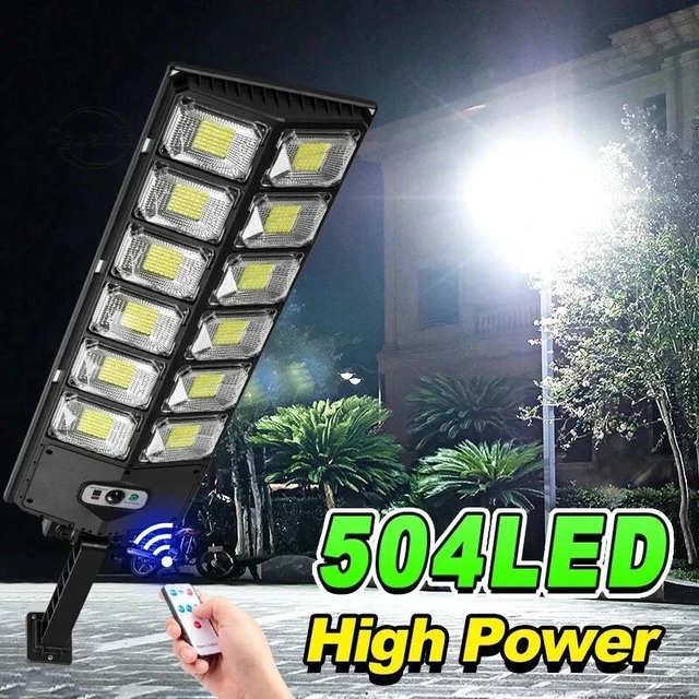 Main image of 1000000LM Commercial LED Outdoor Dusk to Dawn Solar Street Light Road Area Lamp