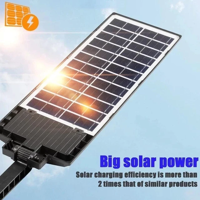 Alt view image 4 of 7 - 1000000LM Commercial LED Outdoor Dusk to Dawn Solar Street Light Road Area Lamp