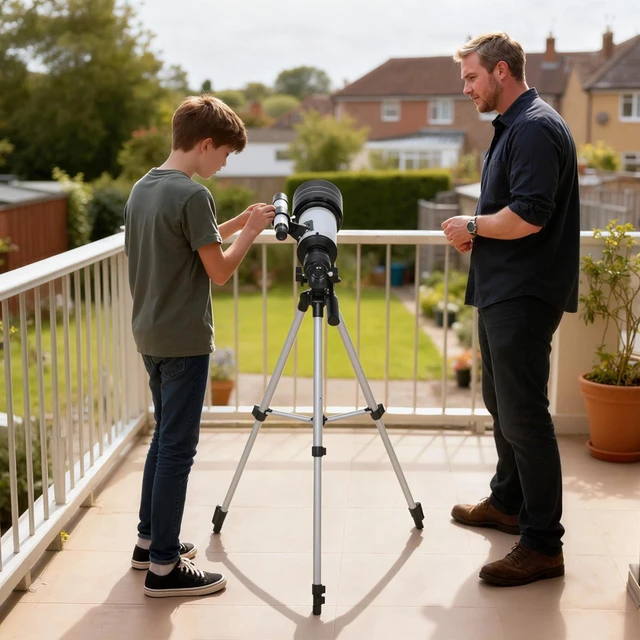 Alt view image 4 of 7 - Telescope for Adults, 70 mm Aperture 300 mm Refractor Telescope