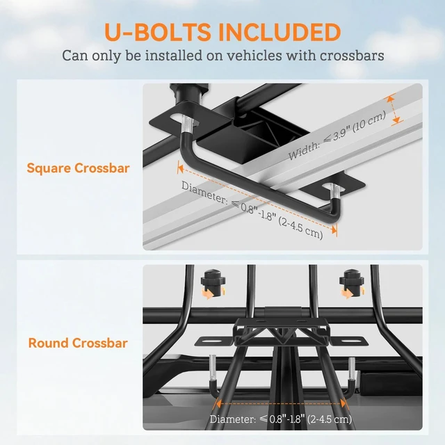 Alt view image 3 of 7 - Soozier Roof Rack Cargo Carrier Basket, 150LBS Heavy Duty Roof Basket