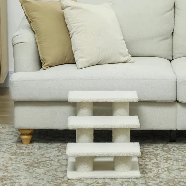 Alt view image 5 of 7 - Multi-Level 4 Tier Pet Stairs Dog Cat Climber Sleeper Cat Scratch Post