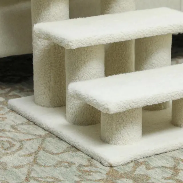Alt view image 7 of 7 - Multi-Level 4 Tier Pet Stairs Dog Cat Climber Sleeper Cat Scratch Post