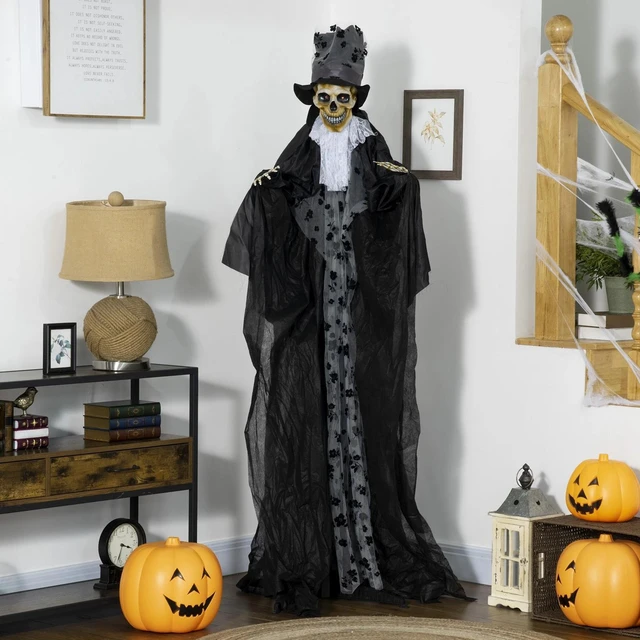 Alt view image 2 of 7 - 6FT Halloween Decorations Grim Reaper Groom, Life Size Animated Prop