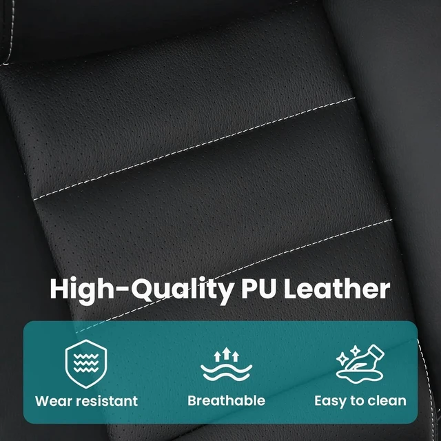 Alt view image 6 of 6 - Executive Office Chair 400lbs Ergonomic Computer Desk Chair Adjustable Headrest