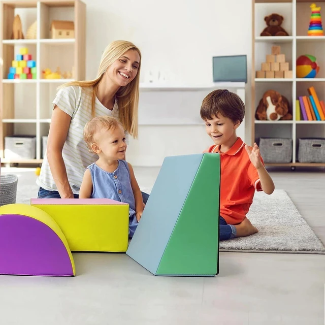 Alt view image 5 of 6 - 5pack Kid Toddler Play Corner Climber Foam Building Toy Set Crawl Activity Block