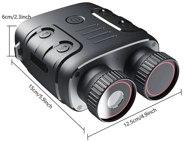 Alt view image 7 of 7 - 2.4'' LCD Display Infrared Binoculars Outdoor Goggles With 5X Digital Zoom