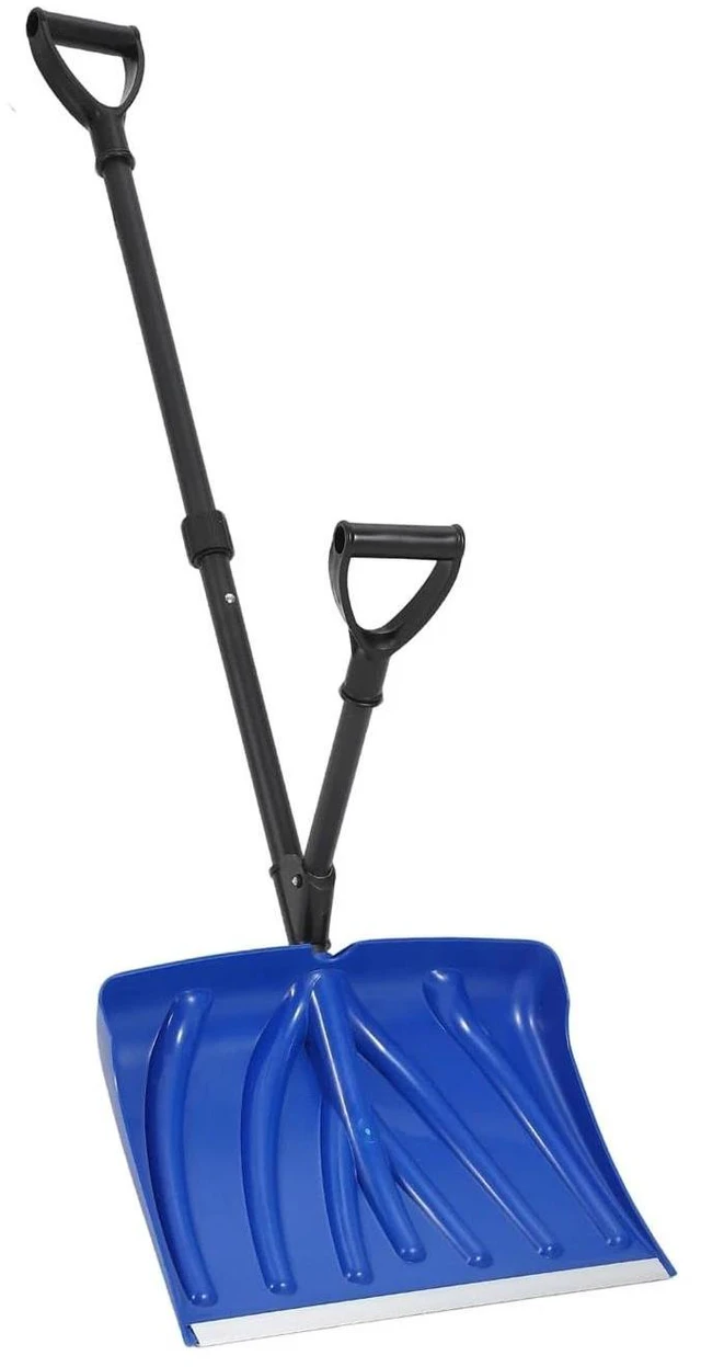 Alt view image 2 of 7 - 17.7'' Snow Shovel for Car Driveway with D-Grip Assist Handle and Durable Edge