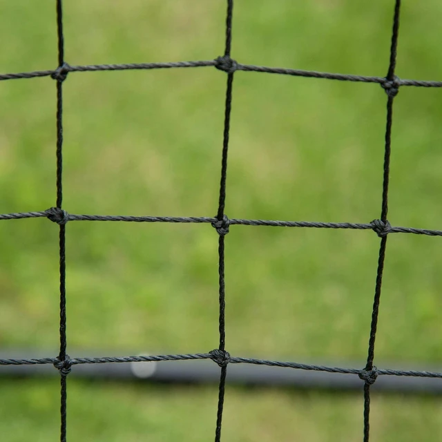 Alt view image 7 of 7 - Rebounder Net Football Training Aid Soccer Kickback Target Goal Play Black