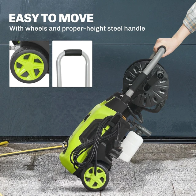 Alt view image 7 of 7 - Electric Pressure Washer, 2176 PSI High Pressure Washer