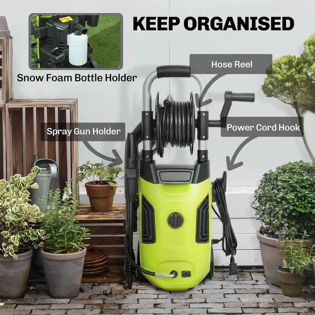 Alt view image 2 of 7 - Electric Pressure Washer, 2176 PSI High Pressure Washer