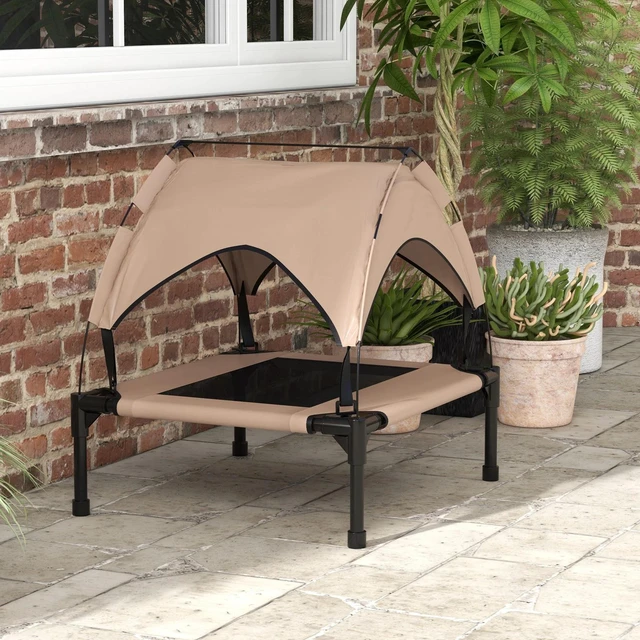Alt view image 7 of 7 - Elevated Dog Bed Cooling with Canopy for Small Medium Sized