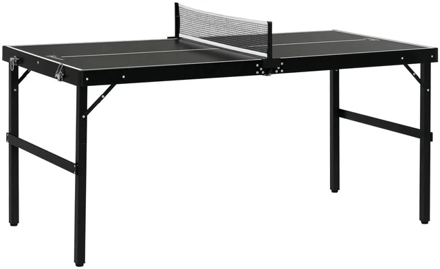 Alt view image 7 of 7 - Mid-size Table Tennis Table Folding Outdoor Ping Pong Table