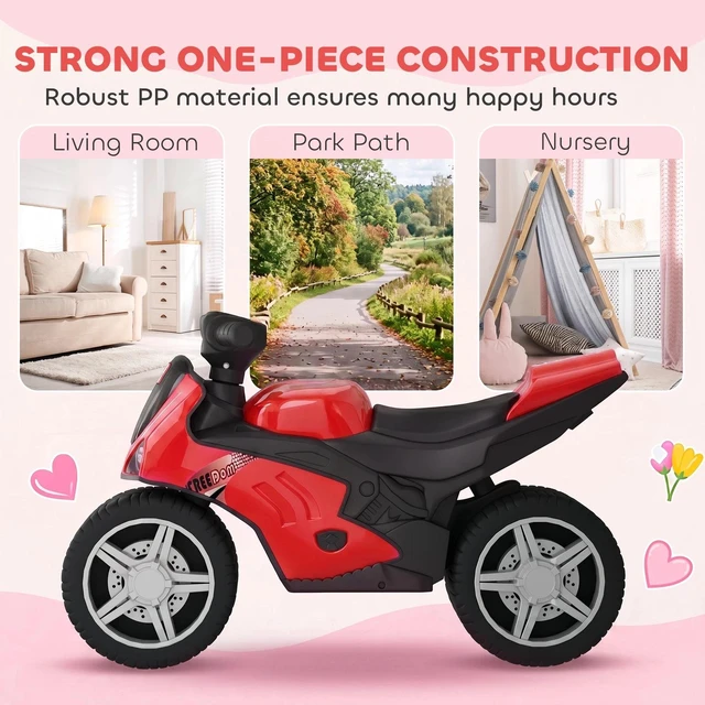 Alt view image 5 of 7 - Balance Bike with Music for Toddlers 1-3 Years, Red