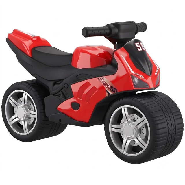 Main image of Balance Bike with Music for Toddlers 1-3 Years, Red