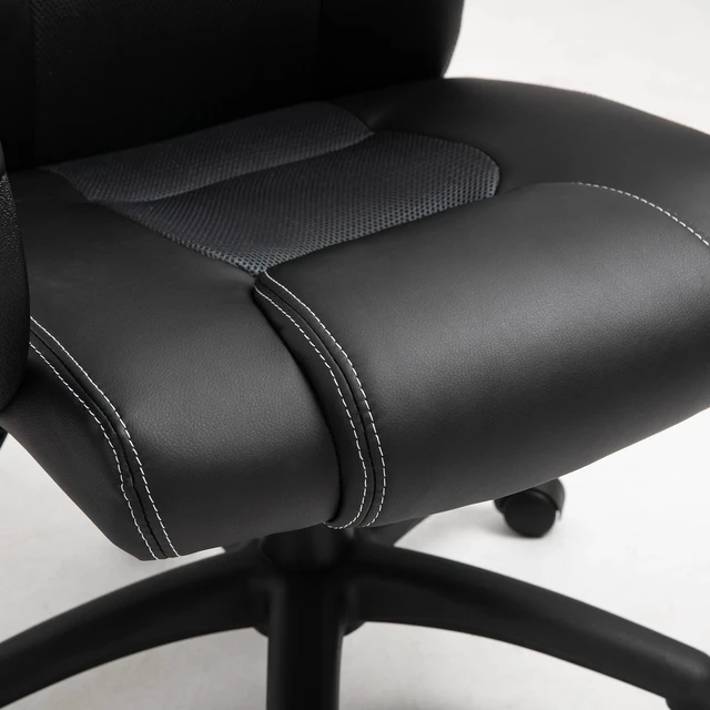 Alt view image 6 of 7 - Office Chair Racecar Style Gaming High Back Executive Adjustable Swivel Seat