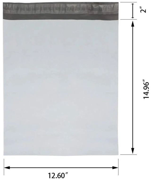 Alt view image 2 of 7 - Courier Bags Packing Envelopes Poly Self Seal Shipping Mailer 100 PK 13x17 inch