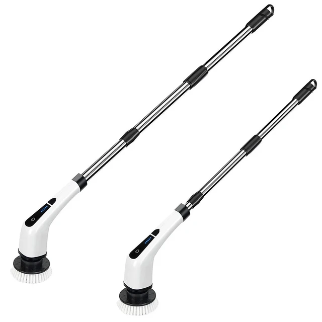 Alt view image 4 of 7 - Electric Brush Spin Scrubber Cordless Rechargeable Handheld Power Cleaning