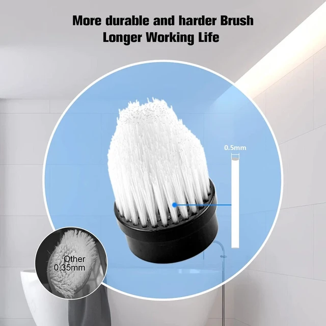 Alt view image 3 of 7 - Electric Brush Spin Scrubber Cordless Rechargeable Handheld Power Cleaning