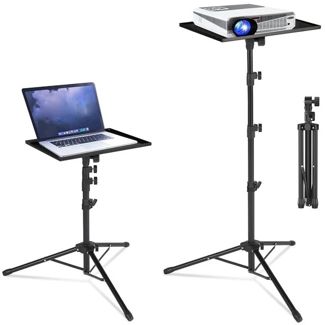 Main image of Tripod Floor Stand For Laptop Projector Presentation Heigh Adjustable Foldable