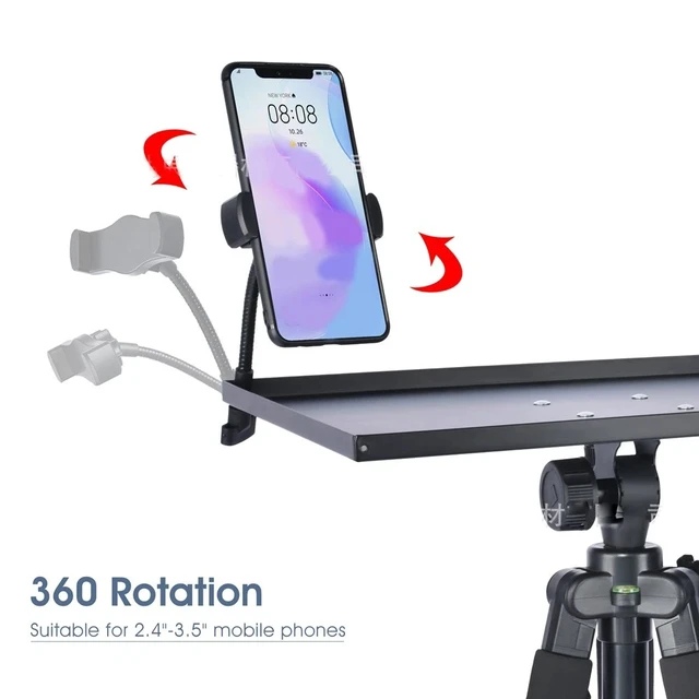 Alt view image 6 of 7 - Tripod Floor Stand For Laptop Projector Presentation Heigh Adjustable Foldable