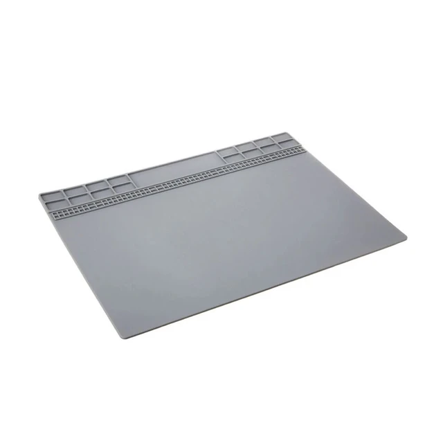 Alt view image 2 of 7 - Heat Insulation Silicone Desk Pad Mat Soldering Repair Maintenance Work Platform