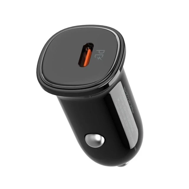 Alt view image 2 of 7 - USB-C Fast Car Charger 30W Type C Universal w/ USB C Cable 3Ft Compact Design