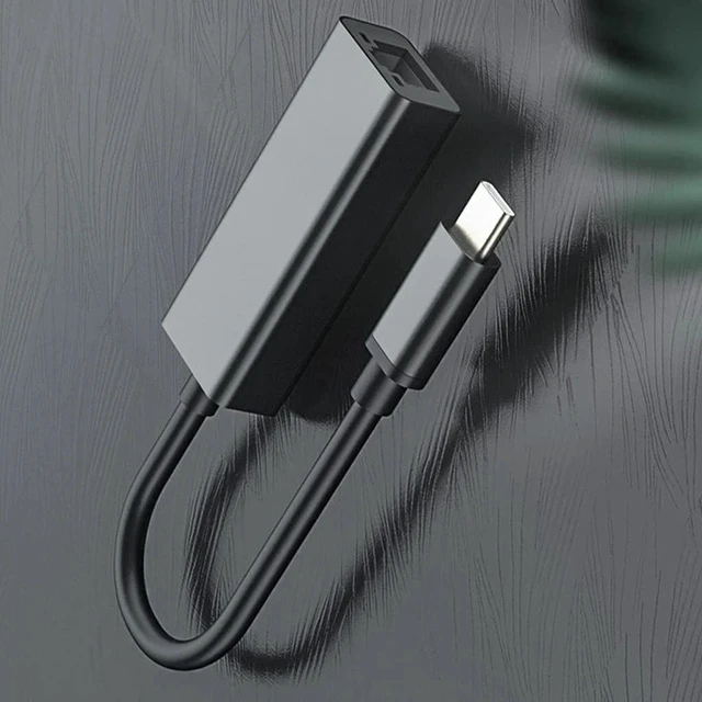 Alt view image 3 of 5 - USB C Type C Gigabit Ethernet LAN Adapter Network Card RJ45 Windows Mac