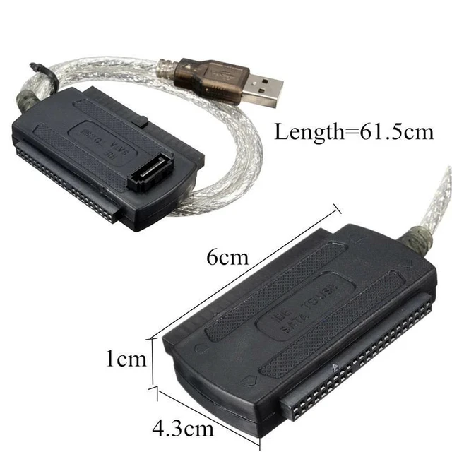 Alt view image 6 of 7 - USB 2.0 TO SATA IDE CABLE ADAPTER 4 DVD CD HARD DRIVE