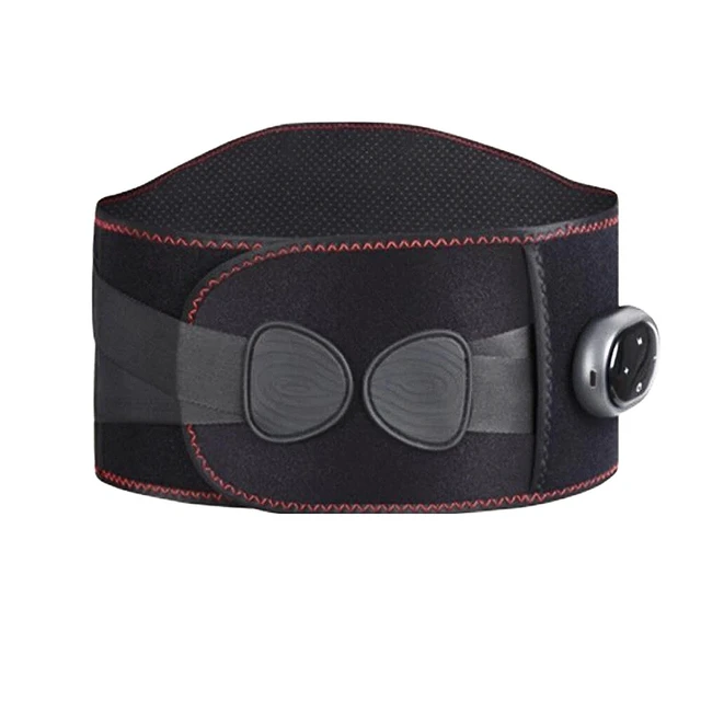Alt view image 7 of 7 - Heating Back Belt Waist Heat Pad Vibration Massage Back Pain Relief
