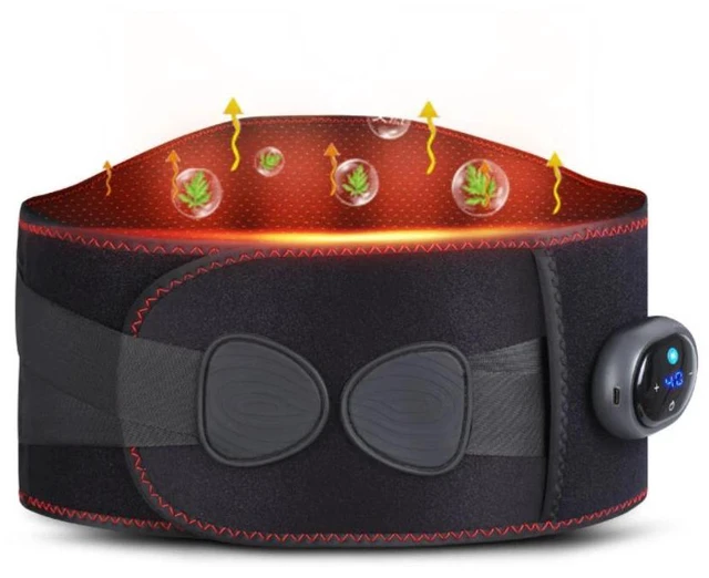 Main image of Heating Back Belt Waist Heat Pad Vibration Massage Back Pain Relief