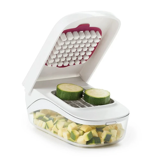 Alt view image 5 of 7 - Vegetable and Onion Chopper Container with Easy Pour Opening Dicer