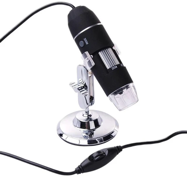 Alt view image 7 of 7 - High Quality 50-500X 8 LED USB Digital Microscope Endoscope Magnifier Scope