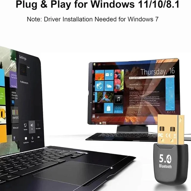 Alt view image 6 of 6 - Bluetooth 5.4 Adapter USB External Wireless Dongle For PC Computer