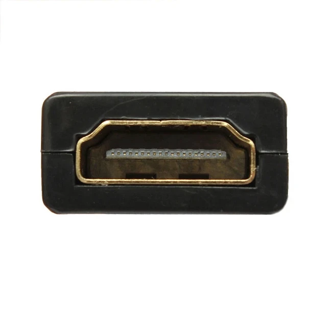 Alt view image 6 of 7 - HDMI Male to Female 360 Degree Swivel Rotating MF Adapter Angle Adjustable