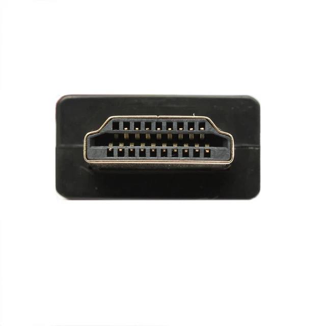 Alt view image 7 of 7 - HDMI Male to Female 360 Degree Swivel Rotating MF Adapter Angle Adjustable
