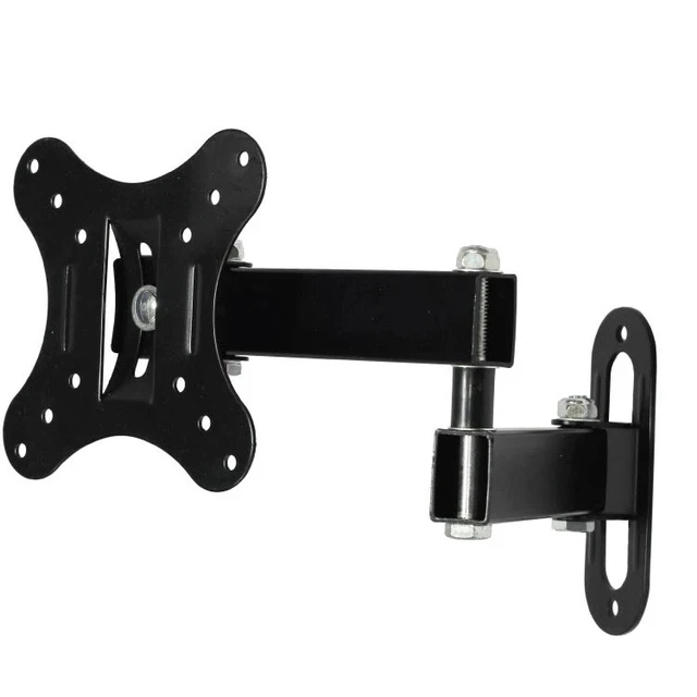 Alt view image 5 of 6 - Flat Screen TV Wall Mount Monitor Bracket Swivel Tilt LED LCD HDTV 14 to 27 Inch
