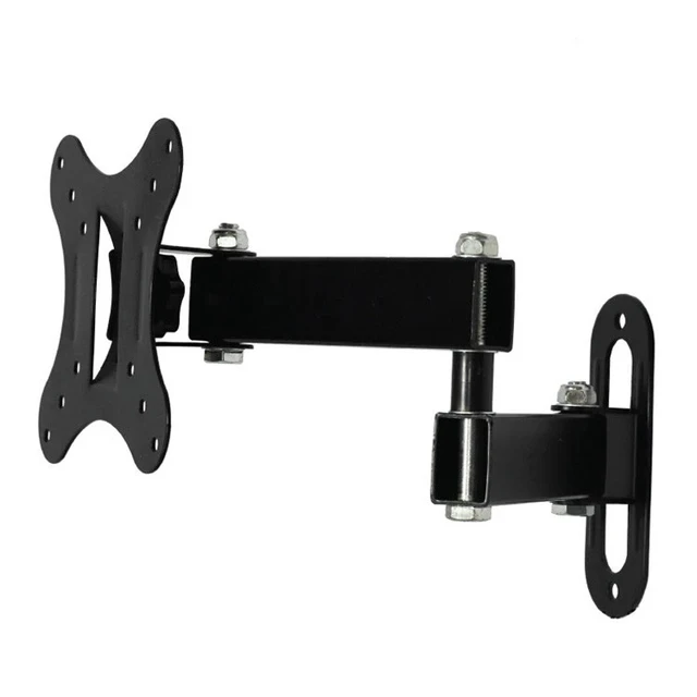 Alt view image 4 of 6 - Flat Screen TV Wall Mount Monitor Bracket Swivel Tilt LED LCD HDTV 14 to 27 Inch