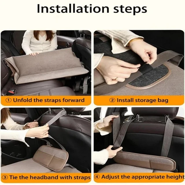 Alt view image 2 of 7 - Car Back Seat Mattress Foldable Portable Travel Camping Sleep Mat Non-Inflatable